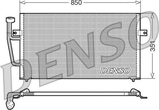 Denso DCN33007 - Συμπυκνωτής, σύστ. κλιματισμού spanosparts.gr