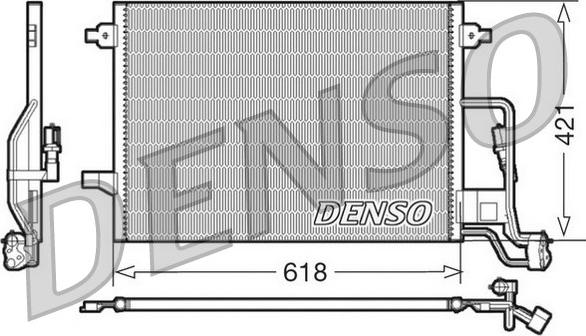 Denso DCN32018 - Συμπυκνωτής, σύστ. κλιματισμού spanosparts.gr