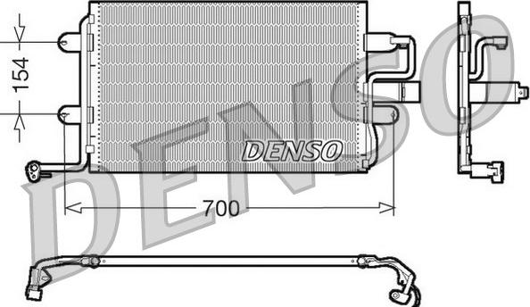 Denso DCN32017 - Συμπυκνωτής, σύστ. κλιματισμού spanosparts.gr