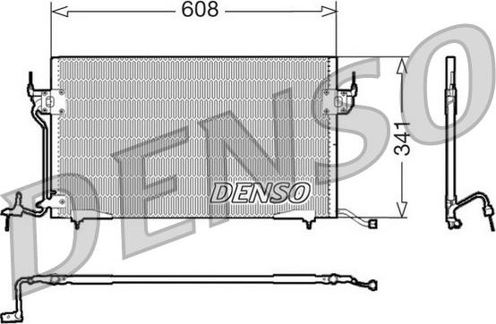 Denso DCN21010 - Συμπυκνωτής, σύστ. κλιματισμού spanosparts.gr