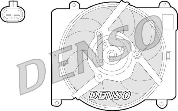 Denso DER09054 - Βεντιλατέρ, ψύξη κινητήρα spanosparts.gr