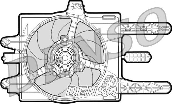 Denso DER09030 - Βεντιλατέρ, ψύξη κινητήρα spanosparts.gr