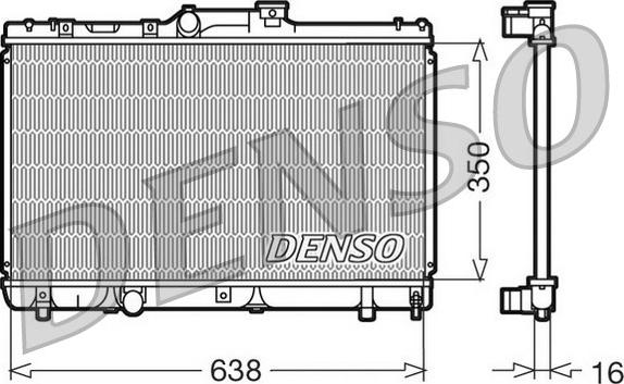 Denso DRM50013 - Ψυγείο, ψύξη κινητήρα spanosparts.gr