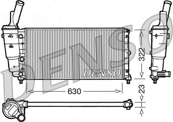 Denso DRM09097 - Ψυγείο, ψύξη κινητήρα spanosparts.gr