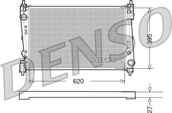 Denso DRM09112 - Ψυγείο, ψύξη κινητήρα spanosparts.gr