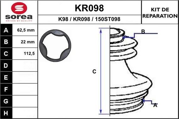 EAI KR098 - Φούσκα, άξονας μετάδ. κίνησης spanosparts.gr