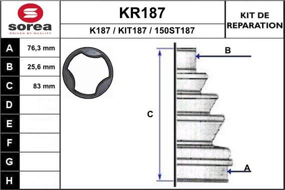 EAI KR187 - Φούσκα, άξονας μετάδ. κίνησης spanosparts.gr