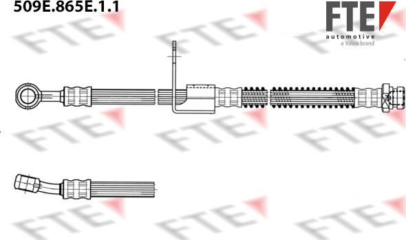 FTE 9240976 - Ελαστικός σωλήνας φρένων spanosparts.gr