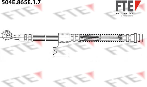FTE 9240975 - Ελαστικός σωλήνας φρένων spanosparts.gr