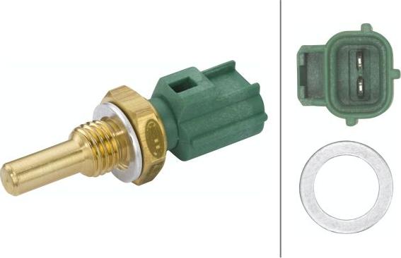 HELLA 6PT 009 107-481 - Αισθητήρας, θερμοκρ. ψυκτικού υγρού spanosparts.gr