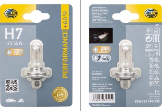 HELLA 8GH 223 498-238 - Λυχνία, μεγάλα φώτα spanosparts.gr
