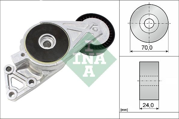 INA 533 0076 30 - Τεντωτήρας ιμάντα, ιμάντας poly-V spanosparts.gr