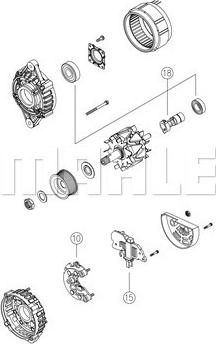 MAHLE MG 796 - Γεννήτρια spanosparts.gr