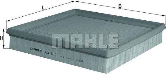 MAHLE LX 500 - Φίλτρο αέρα spanosparts.gr