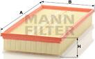 Mann-Filter C 37 153/1 - Φίλτρο αέρα spanosparts.gr