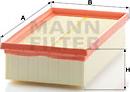 Mann-Filter C 2485/1 - Φίλτρο αέρα spanosparts.gr