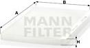 Mann-Filter CU 3455 - Φίλτρο, αέρας εσωτερικού χώρου spanosparts.gr