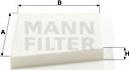 Mann-Filter CU 3461 - Φίλτρο, αέρας εσωτερικού χώρου spanosparts.gr