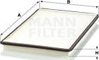 Mann-Filter CU 3032 - Φίλτρο, αέρας εσωτερικού χώρου spanosparts.gr