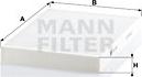 Mann-Filter CU 3037 - Φίλτρο, αέρας εσωτερικού χώρου spanosparts.gr