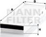Mann-Filter CU 3023-2 - Φίλτρο, αέρας εσωτερικού χώρου spanosparts.gr