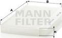 Mann-Filter CU 3337 - Φίλτρο, αέρας εσωτερικού χώρου spanosparts.gr