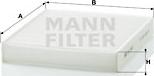 Mann-Filter CU 2440 - Φίλτρο, αέρας εσωτερικού χώρου spanosparts.gr