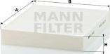 Mann-Filter CU 2442 - Φίλτρο, αέρας εσωτερικού χώρου spanosparts.gr
