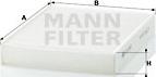 Mann-Filter CU 2433 - Φίλτρο, αέρας εσωτερικού χώρου spanosparts.gr