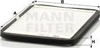 Mann-Filter CU 2424 - Φίλτρο, αέρας εσωτερικού χώρου spanosparts.gr