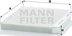 Mann-Filter CU 2422 - Φίλτρο, αέρας εσωτερικού χώρου spanosparts.gr