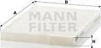 Mann-Filter CU 2620 - Φίλτρο, αέρας εσωτερικού χώρου spanosparts.gr