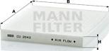 Mann-Filter CU 2043 - Φίλτρο, αέρας εσωτερικού χώρου spanosparts.gr