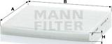 Mann-Filter CU 2035 - Φίλτρο, αέρας εσωτερικού χώρου spanosparts.gr