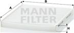 Mann-Filter CU 2026 - Φίλτρο, αέρας εσωτερικού χώρου spanosparts.gr