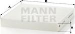 Mann-Filter CU 2149 - Φίλτρο, αέρας εσωτερικού χώρου spanosparts.gr