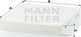 Mann-Filter CU 2141 - Φίλτρο, αέρας εσωτερικού χώρου spanosparts.gr
