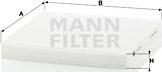 Mann-Filter CU 2132 - Φίλτρο, αέρας εσωτερικού χώρου spanosparts.gr