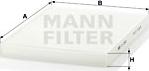 Mann-Filter CU 2882 - Φίλτρο, αέρας εσωτερικού χώρου spanosparts.gr
