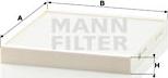 Mann-Filter CU 2349 - Φίλτρο, αέρας εσωτερικού χώρου spanosparts.gr