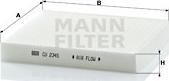 Mann-Filter CU 2345 - Φίλτρο, αέρας εσωτερικού χώρου spanosparts.gr
