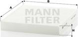 Mann-Filter CU 2351 - Φίλτρο, αέρας εσωτερικού χώρου spanosparts.gr