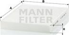 Mann-Filter CU 2335 - Φίλτρο, αέρας εσωτερικού χώρου spanosparts.gr