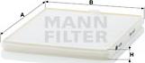 Mann-Filter CU 2326 - Φίλτρο, αέρας εσωτερικού χώρου spanosparts.gr