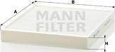 Mann-Filter CU 2757 - Φίλτρο, αέρας εσωτερικού χώρου spanosparts.gr