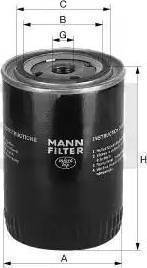 Mann-Filter W 712/65 - Φίλτρο λαδιού spanosparts.gr
