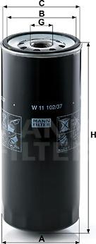 Mann-Filter W 11 102/37 - Φίλτρο λαδιού spanosparts.gr