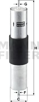 Mann-Filter WK 516/1 - Φίλτρο καυσίμου spanosparts.gr