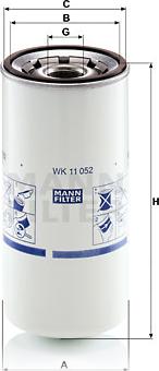 Mann-Filter WK 11 052 - Φίλτρο καυσίμου spanosparts.gr