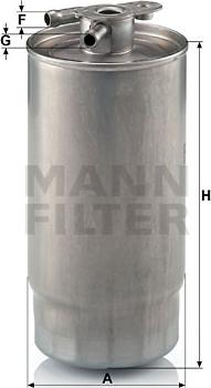 Mann-Filter WK 841/1 - Φίλτρο καυσίμου spanosparts.gr